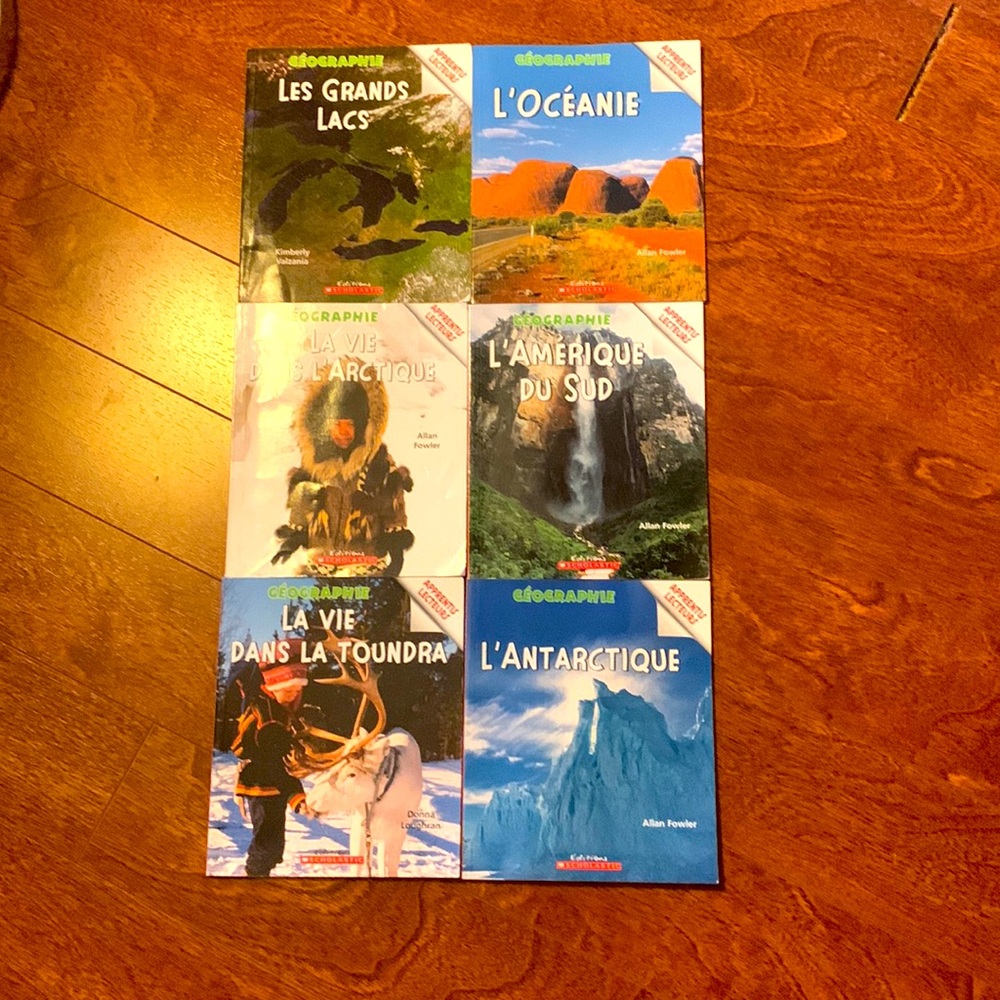 Nature books in French
